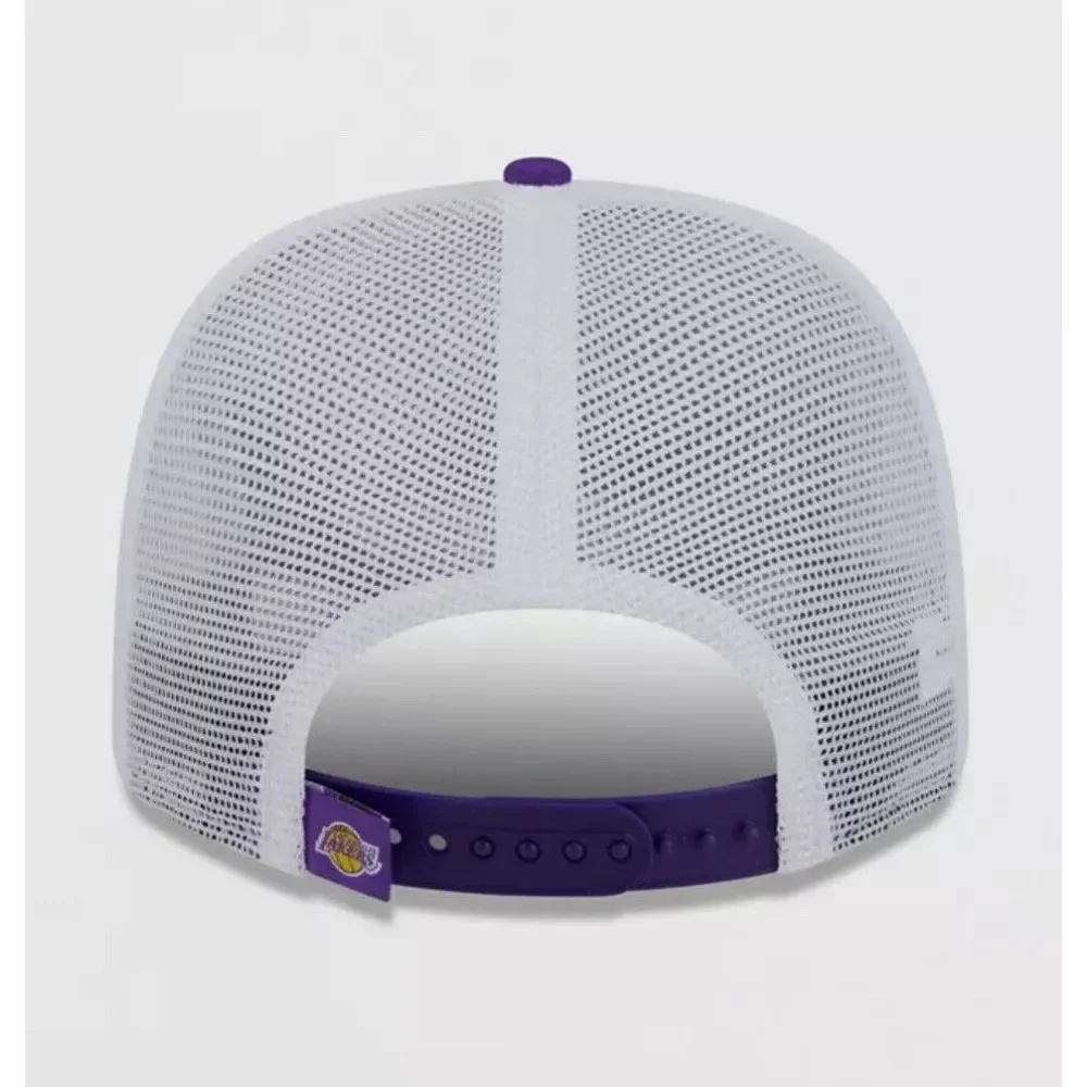 New Era Los Angeles Lakers‎ SnapBack Hat 9Seventy Adjustable Cap Purple Gold New